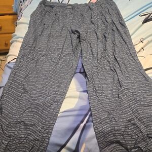 Victoria's Secret Navy Logo Track Pants